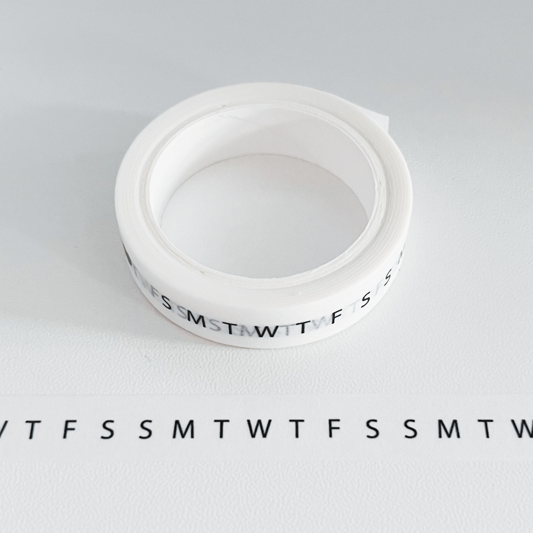 Horizontal Habit Builder | Thin Washi Tape Pack