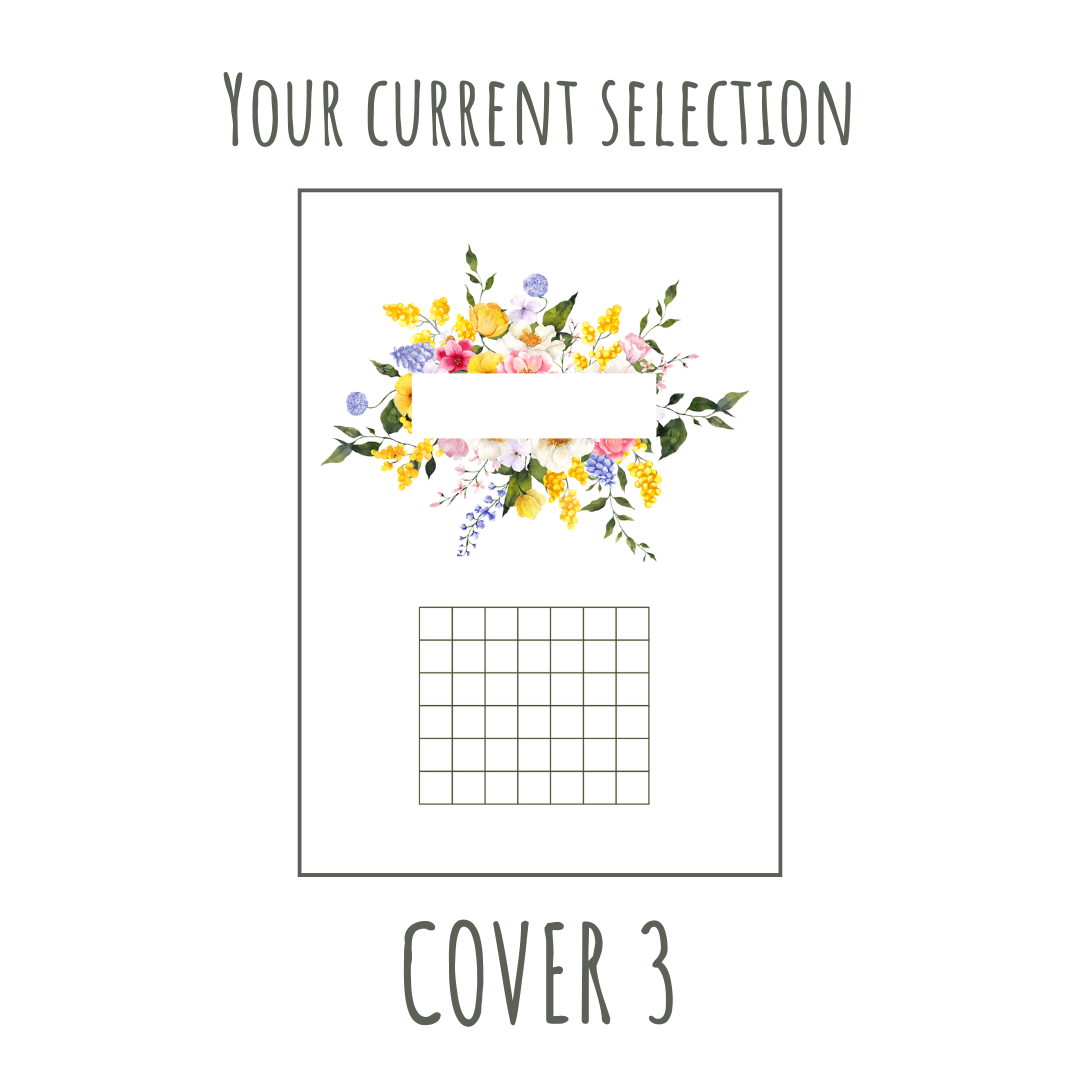 Pretty Floral A5 120gsm Planner Insert | Cover Page