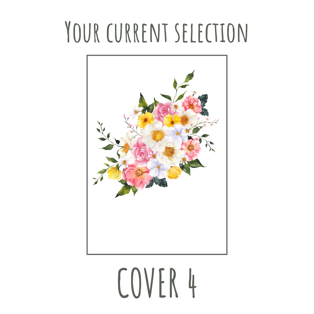 Pretty Floral A5 120gsm Planner Insert | Cover Page