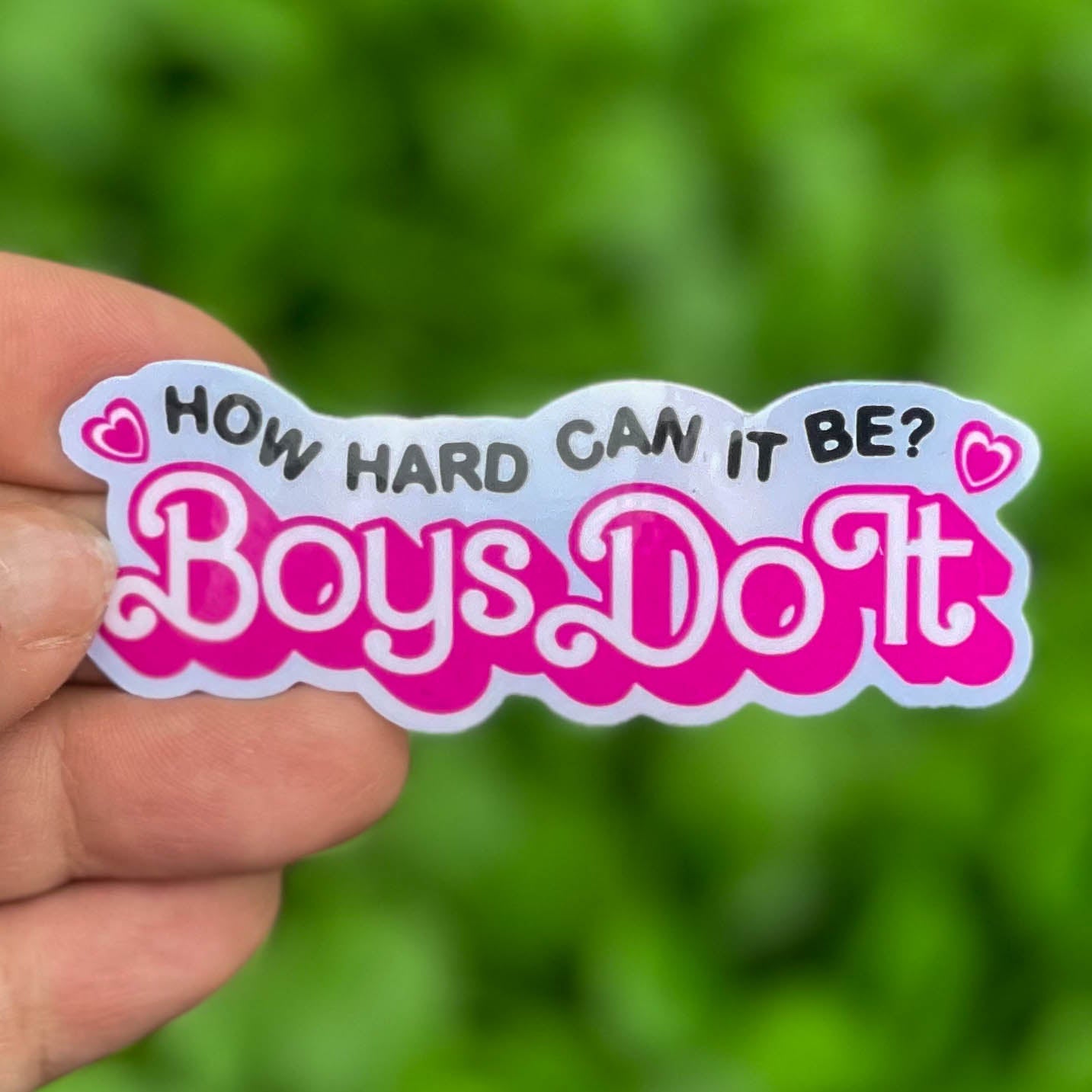 How hard can it be? | Vinyl, Laminated Sticker