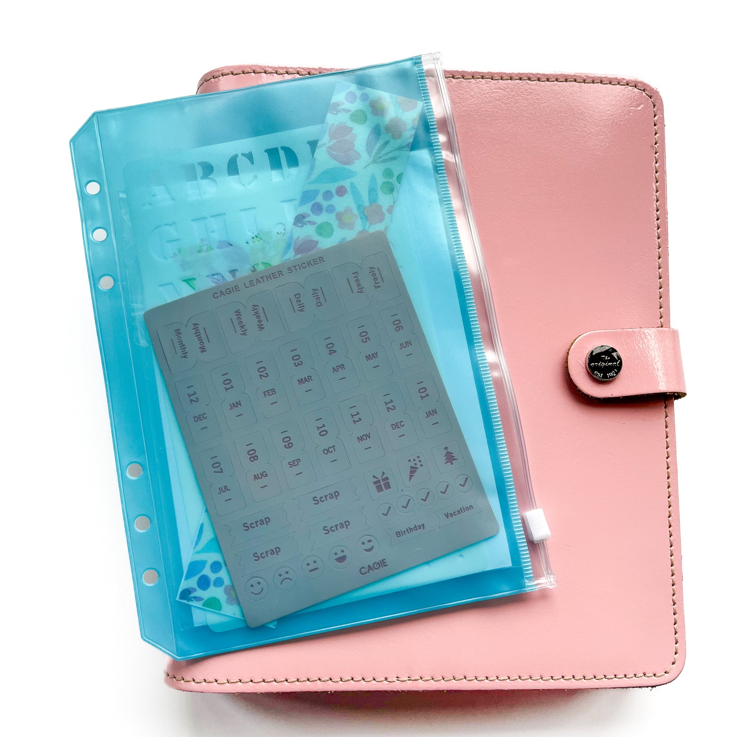 A5 Binder Zipper Envelopes | Perfect for Cash Stuffing and Document Storage!