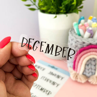 Monthly Planner Stickers | Sugaryum