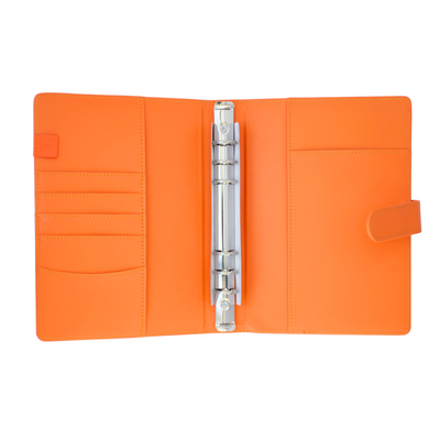 Loose Leaf 6-ring Binder A5 Planner Cover | Tiger Orange