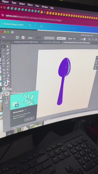 Save Your Spoons | Vinyl, Laminated Sticker