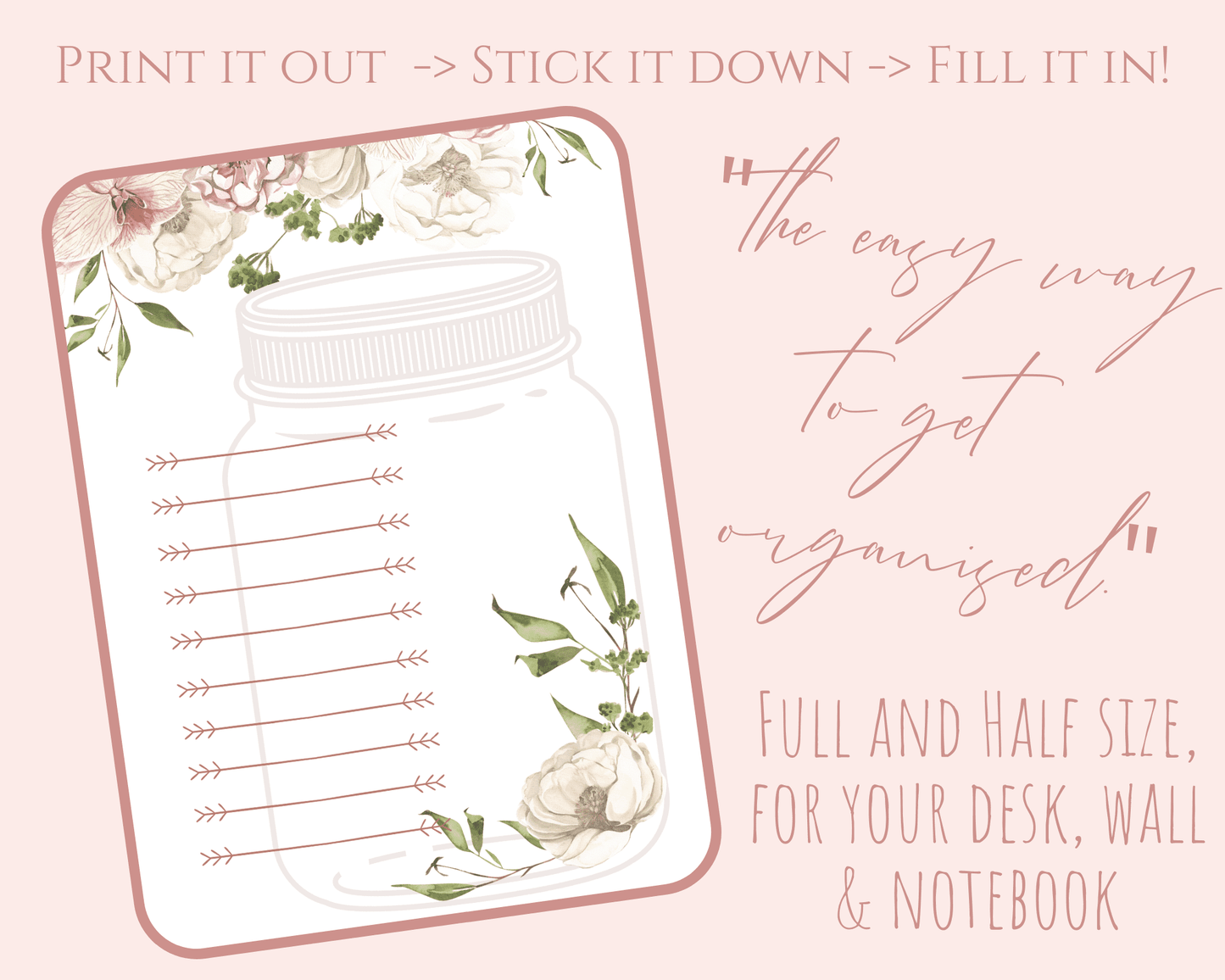 Just a moon phase bullet journal printable download pdf closeup jar slant