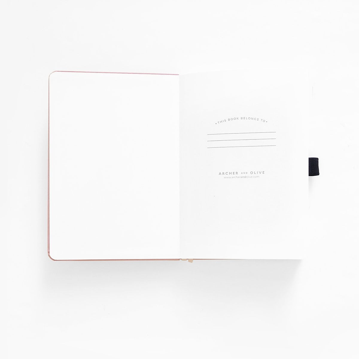 Archer and olive dotted notebook new zealand pink plans belonging page