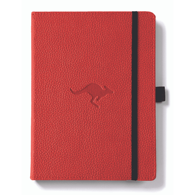 Dingbats A5 Dotted Notebook Wildlife Series _ Red Kangaroo