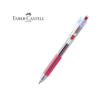 Faber-Castell Air Quick Dry Gel Pen for Left Handed writers Red
