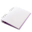 Filofax Clipbook Loose Leaf Notebook | A5 Orchid Folded back