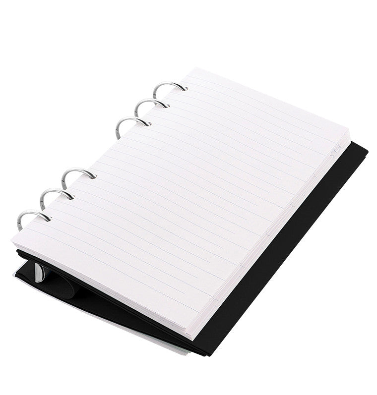 Filofax Clipbook Loose Leaf Notebook | Black Open