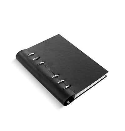 Filofax Clipbook Loose Leaf Notebook | Black side