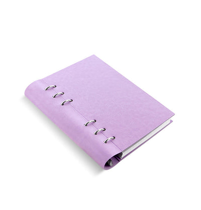 Filofax Clipbook Loose Leaf Notebook | Orchid Side on
