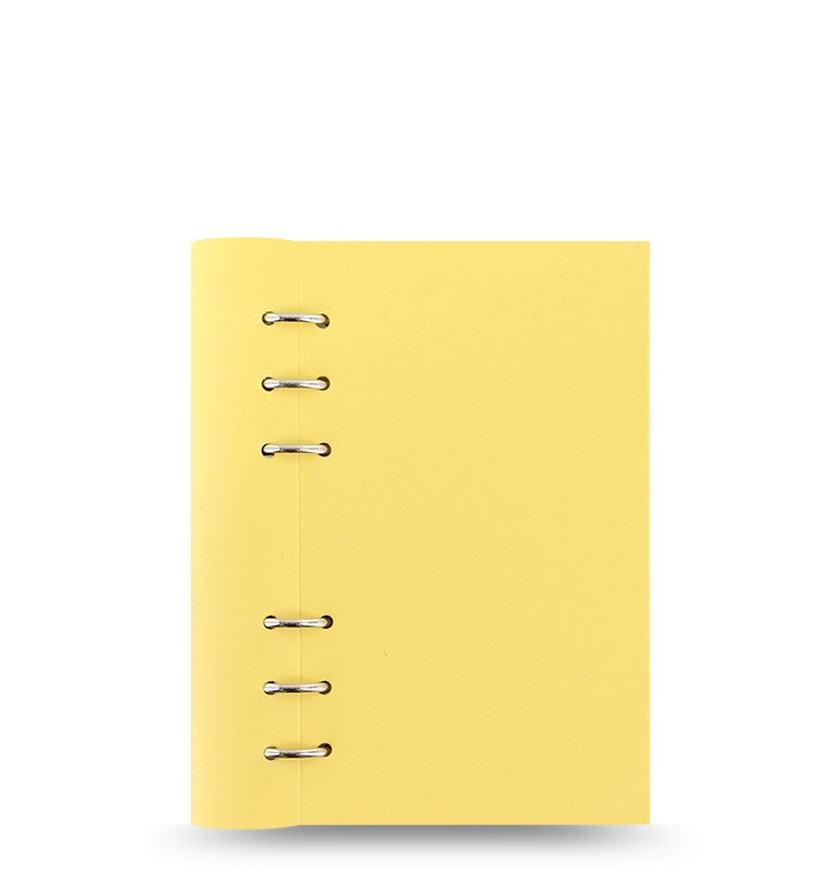 Filofax Clipbook Loose Leaf Notebook | Personal Lemon