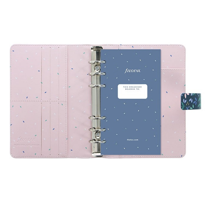 Filofax Domino Soft Loose Leaf Planner | Personal Dusk Open