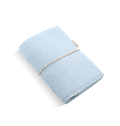 Filofax Domino Soft Loose Leaf Planner | Personal Pale Blue side
