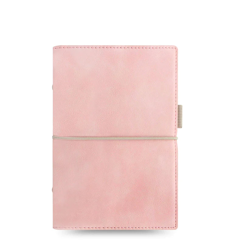 Filofax Domino Soft Loose Leaf Planner | Personal Pale Pink