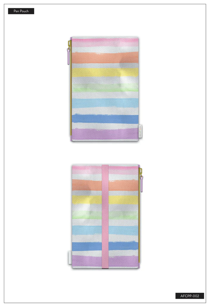 Happy Planner Classic Banded Pen Pouch | Pastel Rainbow