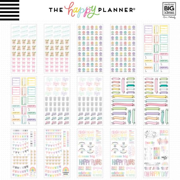 Happy Planner Sticker 100 Sheet Mega Pack | I Heart Stickers