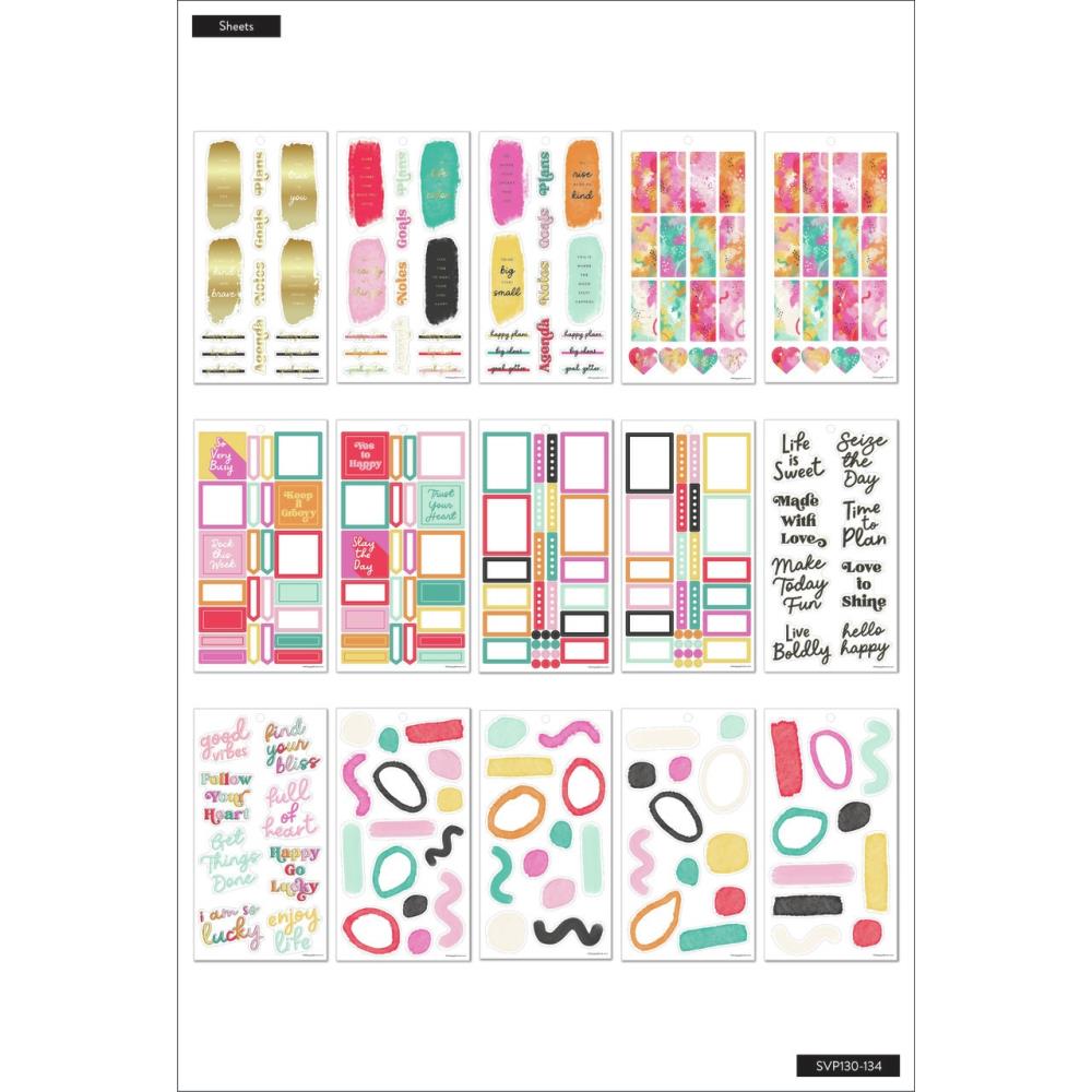Happy Planner Sticker Pack | Colourful Things