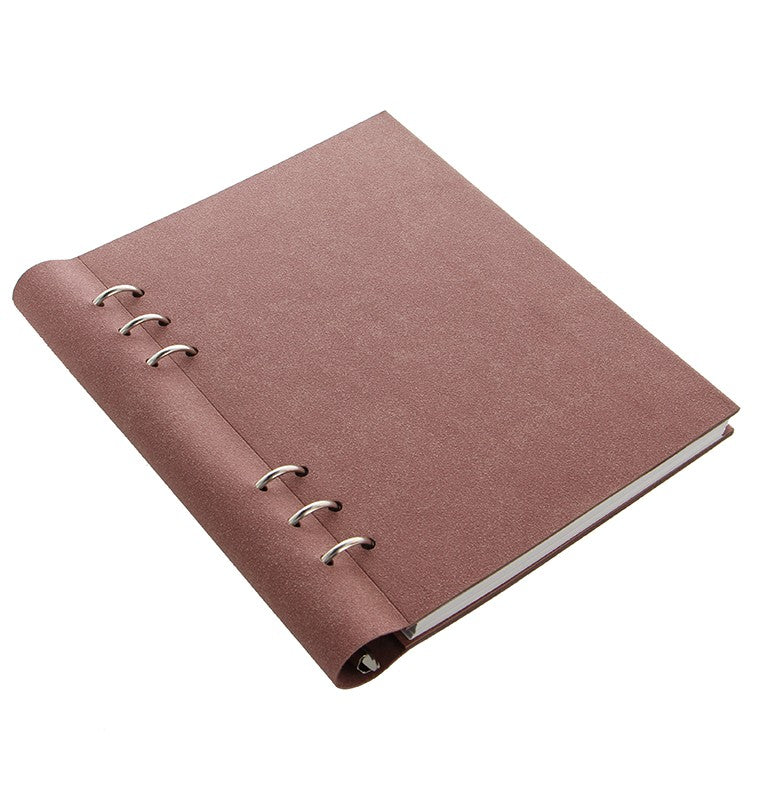 Journal Junkies Filofax Clipbook Loose Leaf Notebook | A5 Terracotta Side