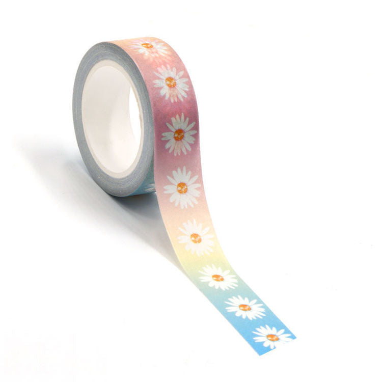 Journal Junkies NZ Medium Washi Tape Buy Daisy Gradient JJ-W-107