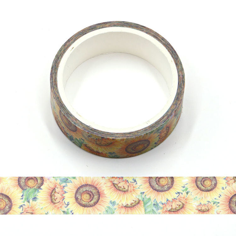 Journal Junkies NZ Medium Washi Tape Buy Sunflower JJ-W-135