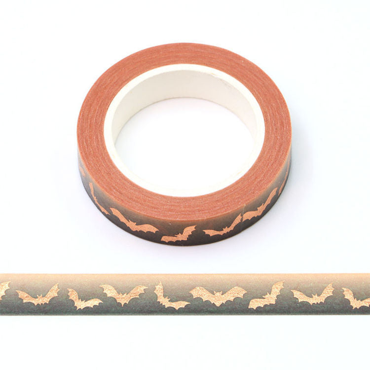 Journal Junkies NZ Thin Washi Tape Buy Foil Bat JJ-W-147