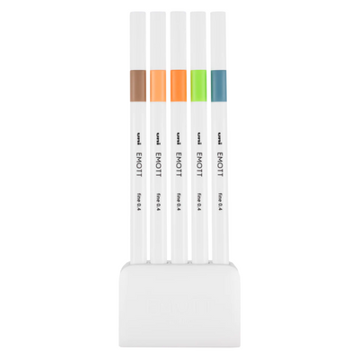 Journal Junkies NZ Uni Emott Everfine Fineliner 0.4mm Small Pack No. 6 Nature