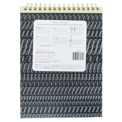 Learn Brush Lettering - Large Brush Kelly Creates Workbook back new zealand