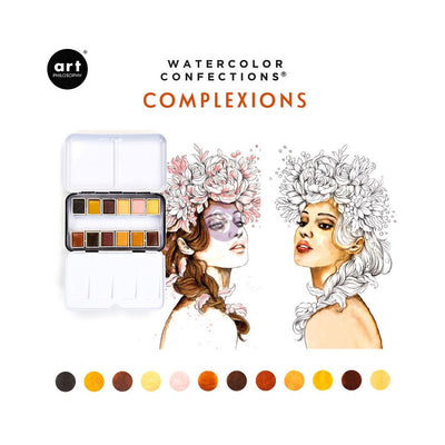 Watercolour Confections 12 Pan | Complexion