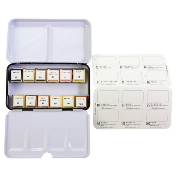 Watercolour Confections 12 Pan | Complexion