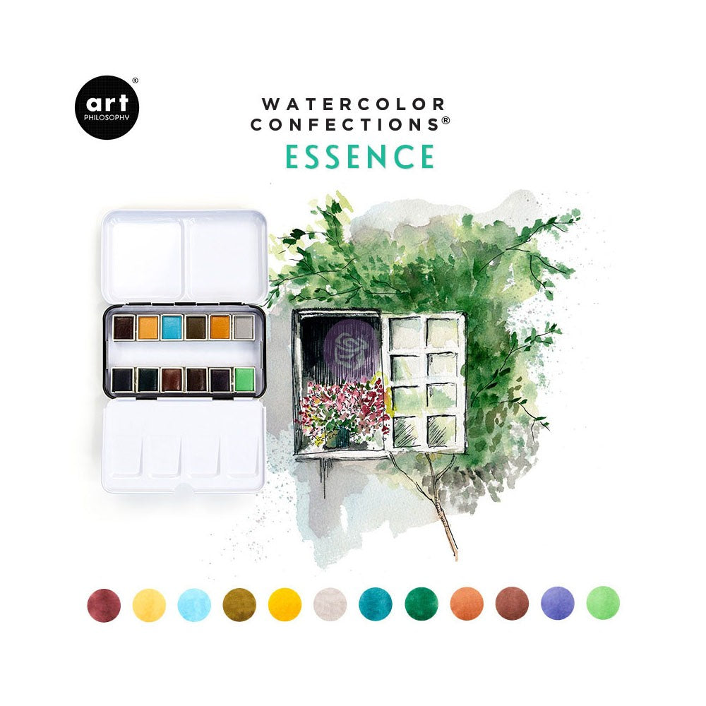 Watercolour Confections 12 Pan | Essence