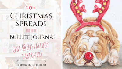 Christmas Spreads for Your Bullet Journal to help you keep it together| The @Instaliddy Takeover!