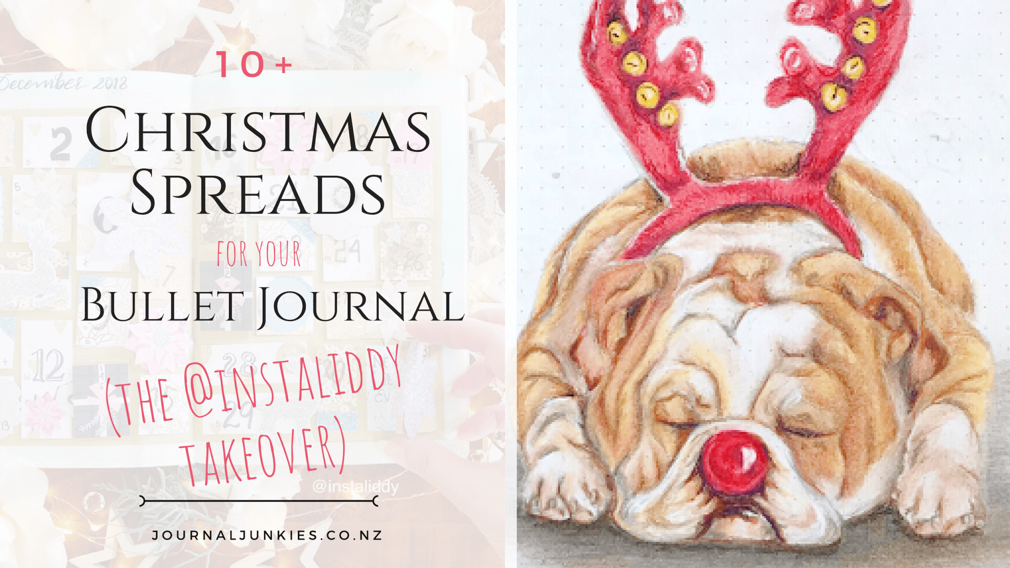 Christmas Spreads for Your Bullet Journal to help you keep it together| The @Instaliddy Takeover!