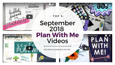 September 2018 Plan With Me | Top 5 Videos