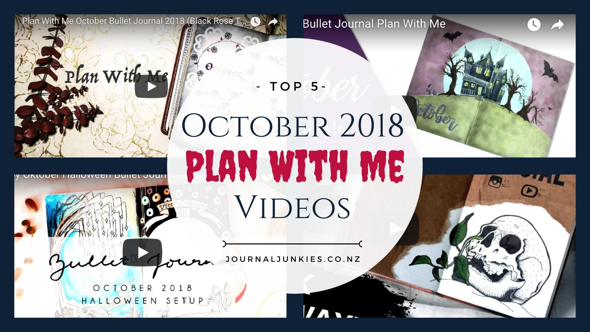 October 2018 Plan With Me | Top 5 Videos for Inspiration