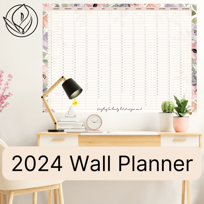 Soft Petal | 2024 Paper Wall Planner
