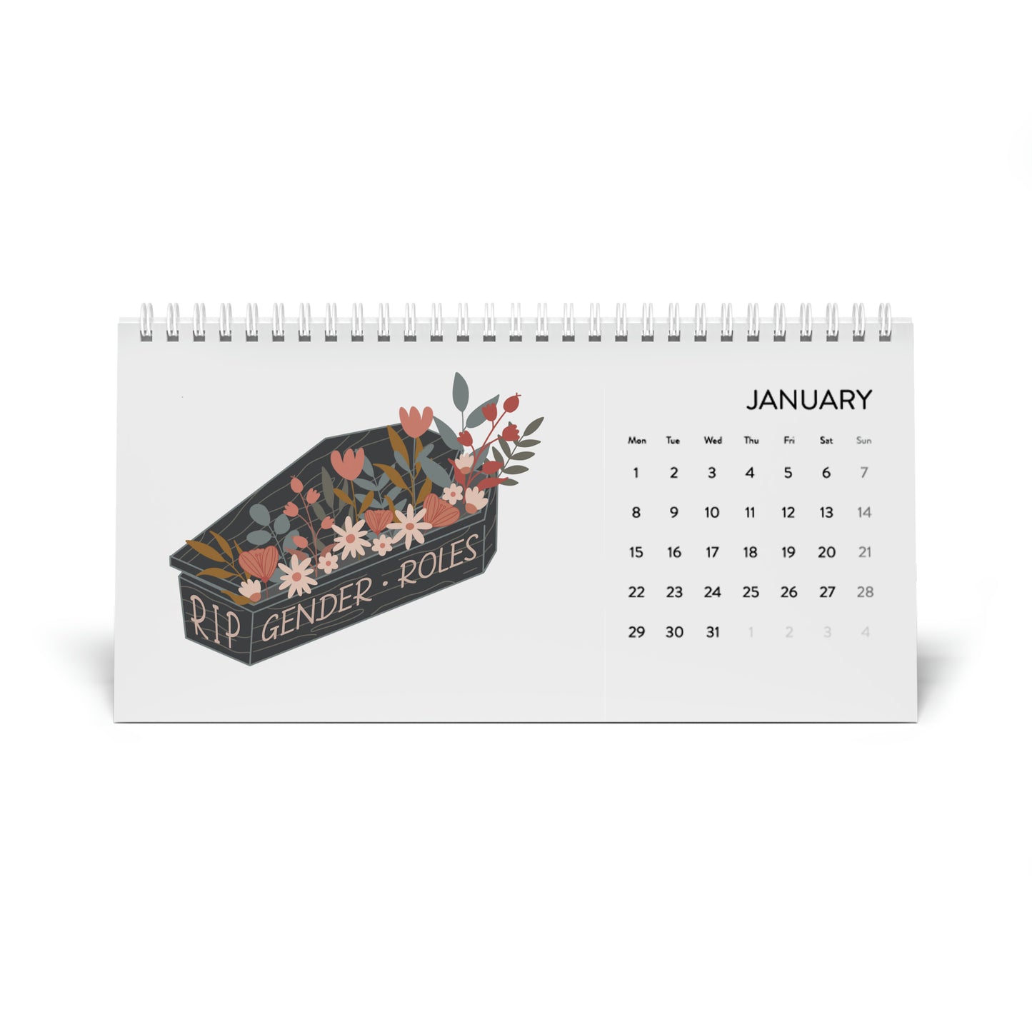 InPower Desk Calendar | 2024 grid - Women's Refuge