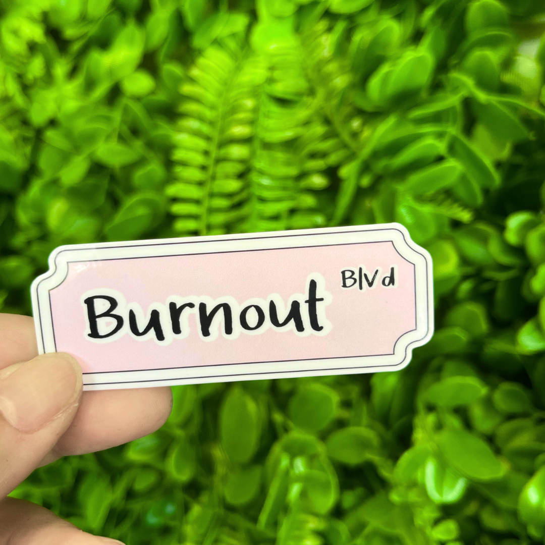 Burnout Boulevard | Vinyl, Laminated Sticker