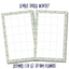 Undated Printable Bullet Journal Template | Planner PDF Calendar Bundle - "Garden Florals" Planner Bujo Pages for Loose-Leaf A5 Binders