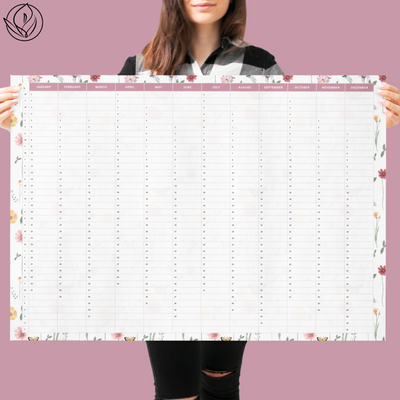 Vibrant Meadow | 2024 Paper Wall Planner
