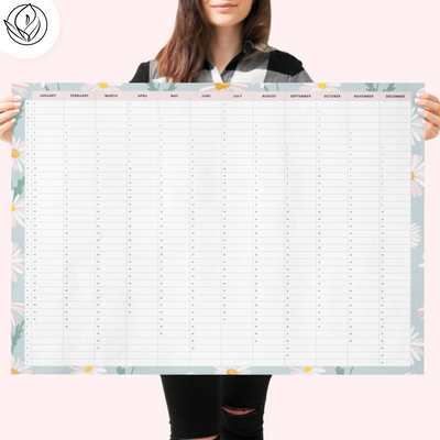 Daisy Lane | 2024 Paper Wall Planner
