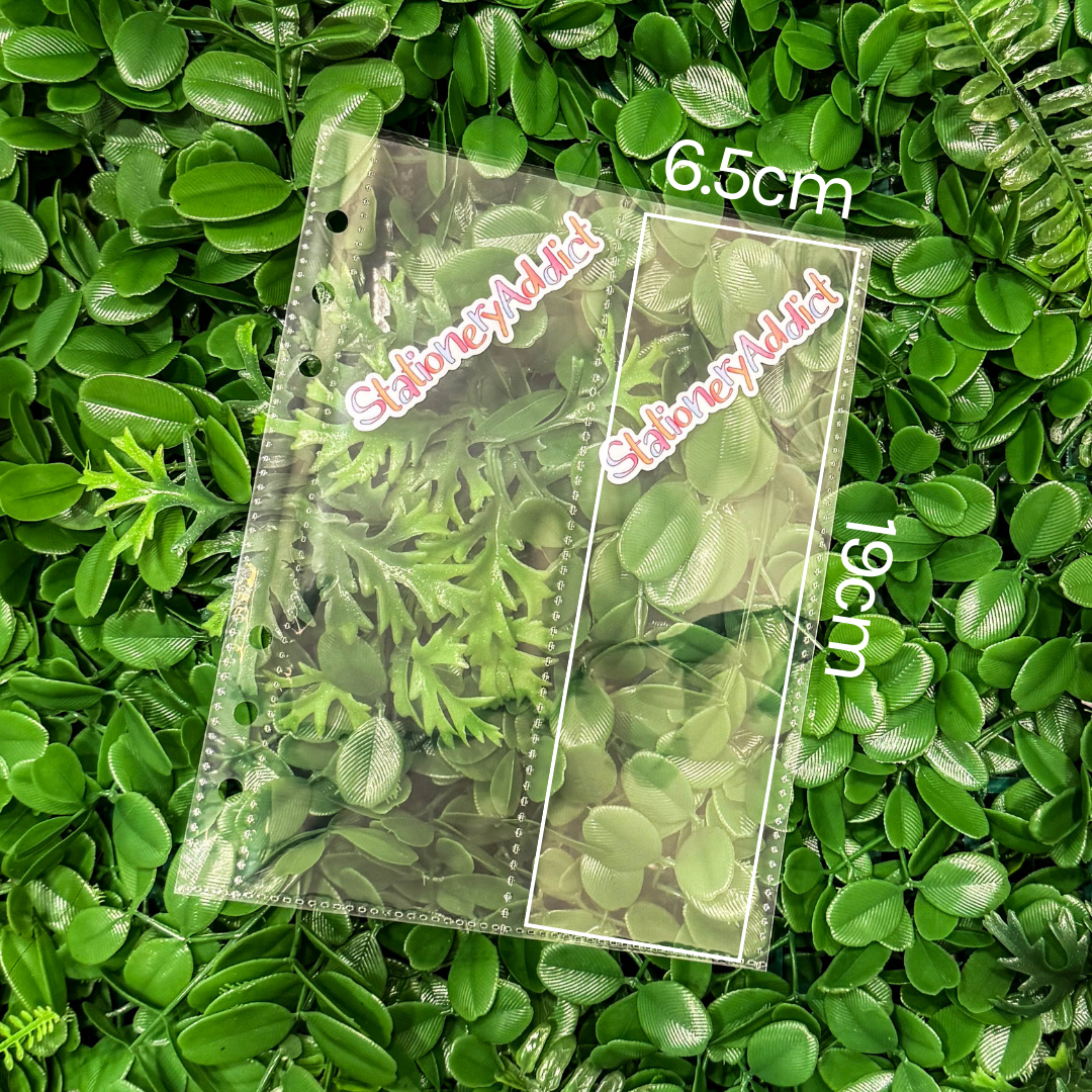 Clear Planner Pockets | A5 2 Column Pocket