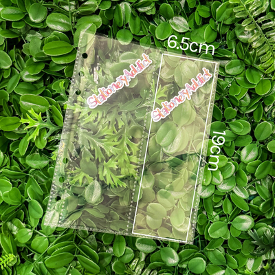 Clear Planner Pockets | A5 2 Column Pocket