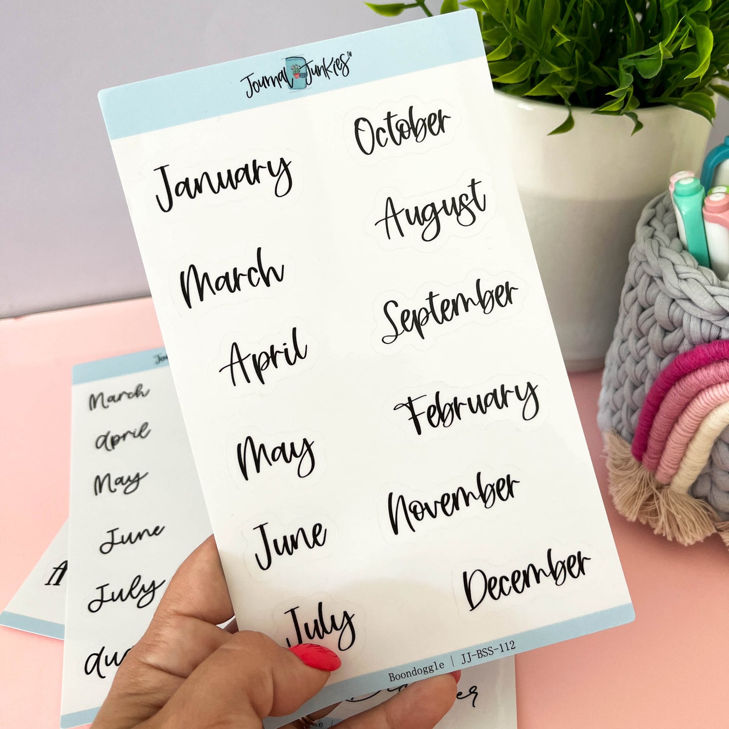 Monthly Planner Stickers | Boondoggle