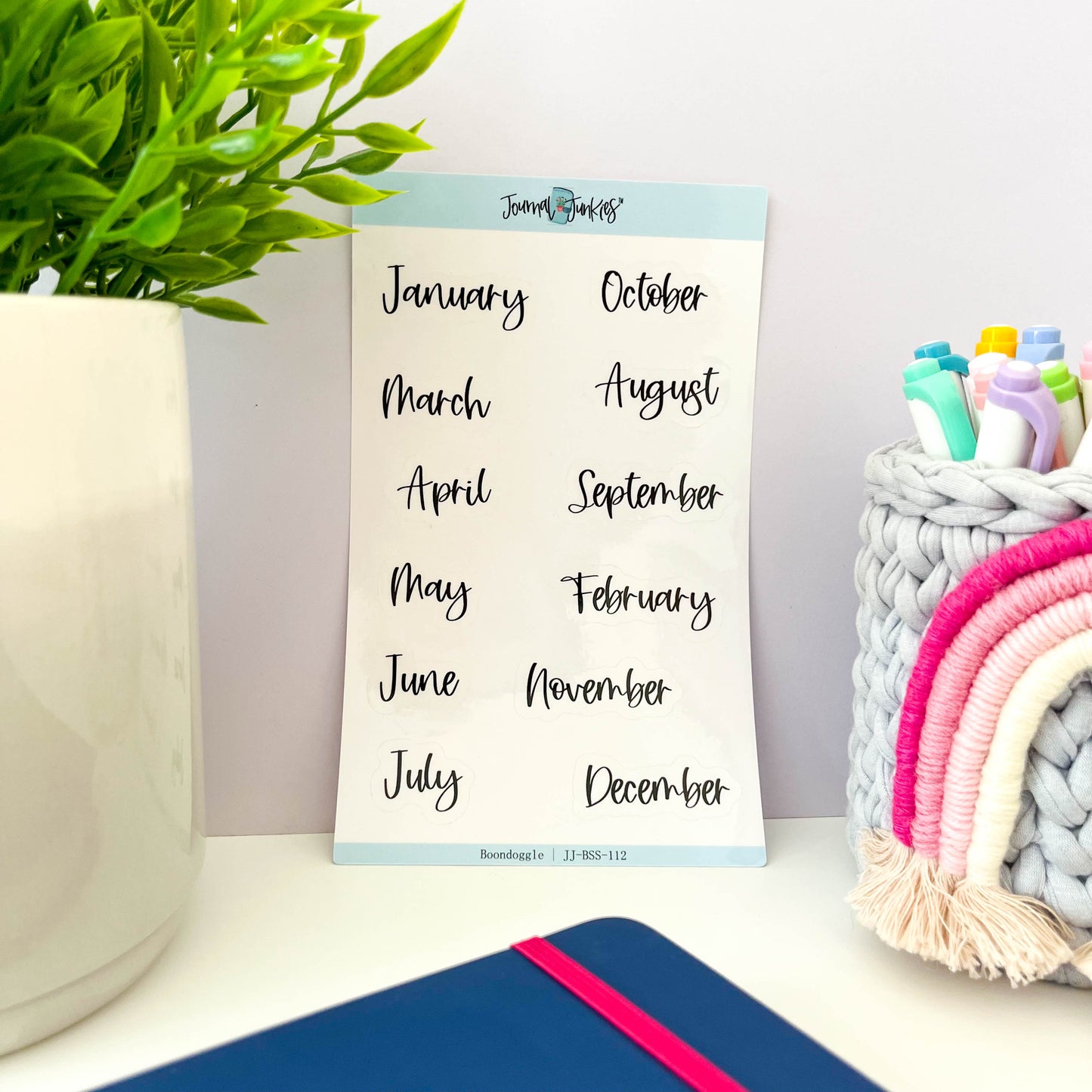 Monthly Planner Stickers | Boondoggle