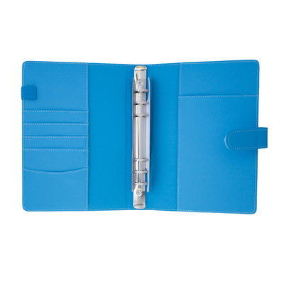 Loose Leaf 6-ring Binder A5 Planner Cover | Azure Blue