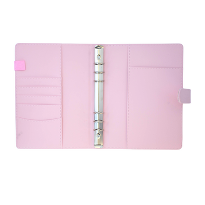 Loose Leaf 6-ring Binder A5 Planner Cover | Blush Pink