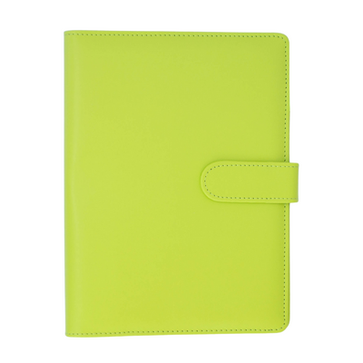 Loose Leaf 6-ring Binder A5 Planner Cover | Lime Green