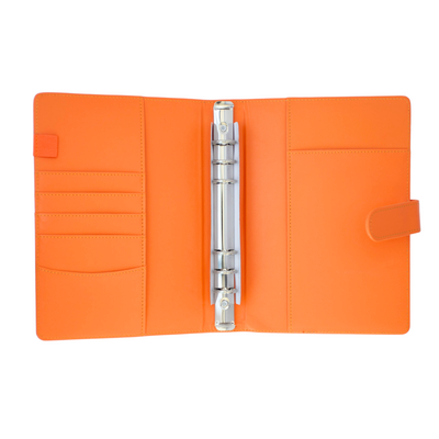 Loose Leaf 6-ring Binder A5 Planner Cover | Orange